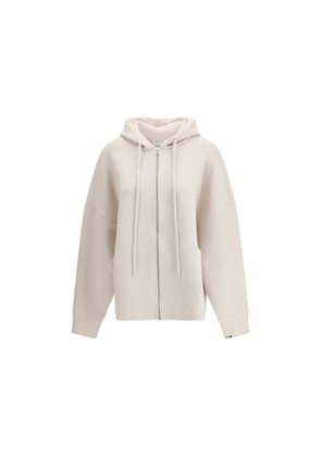 Extreme Cashmere White Cashmere Hoodie - One Size