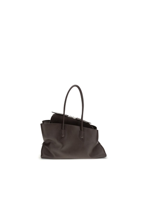 The Attico Brown Calf Leather Bos Taurus Handbag