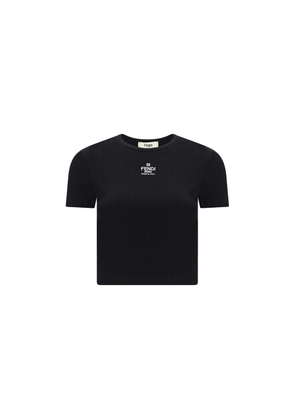 Fendi Black Cotton Top - L