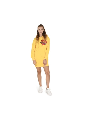 Moschino Yellow Cotton Casual Dress - IT44
