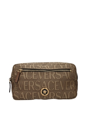 Versace Beige Fabric Backpack
