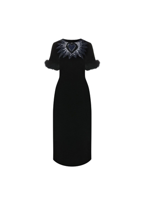Fendi Black Viscose Cocktail Dress - 40