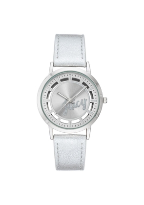 Juicy Couture Silver Plastic Dress Watch