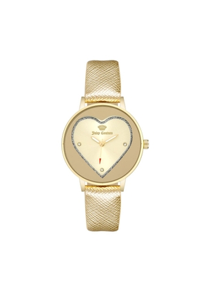 Juicy Couture Gold Plastic Dress Watch