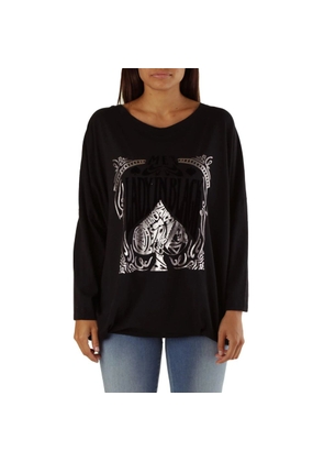 Met Black Viscose T-Shirt - S