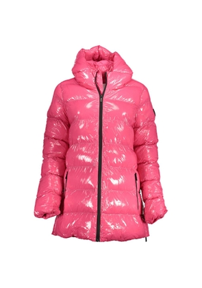 U.S. POLO ASSN. Pink Polyester Jackets & Coat - 46