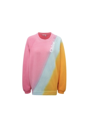 Chloé Multicolor Cotton Sweatshirt - S