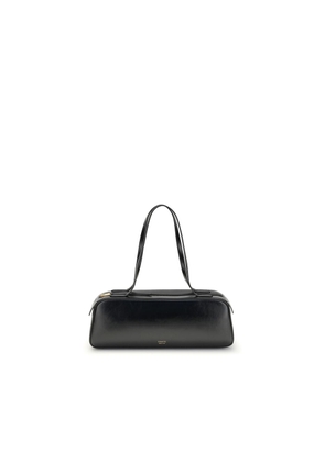 Khaite Black Calf Leather Bos Taurus Shoulder Bag