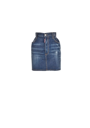 Dsquared² Blue Denim Skirt - IT38