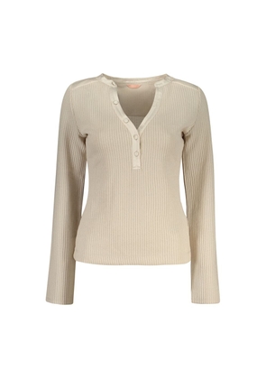 Guess Jeans Beige Polyester Sweatshirt - XS