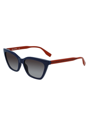 Karl Lagerfeld Blue Other Fibres Sunglasses