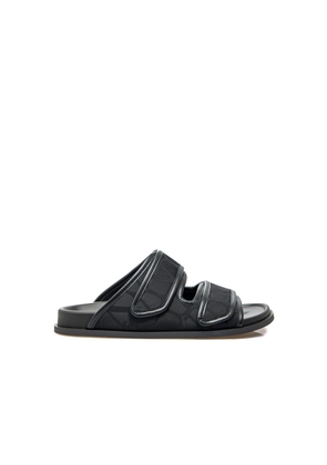 Valentino Garavani Black Fabric Sandals - EU41/US8