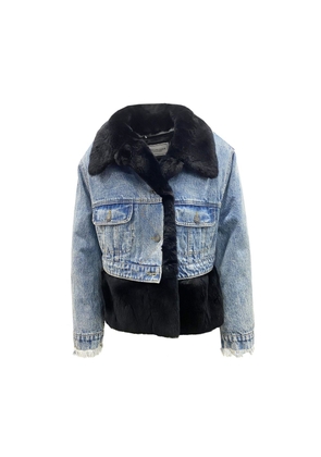FORTE DEI MARMI COUTURE Blue Cotton Denim Jacket - 42