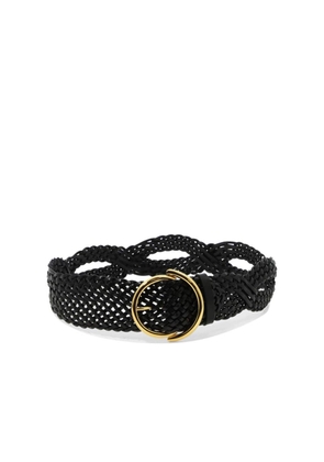 Etro Black Leather Regular Belt - 85 cm / 34 Inches