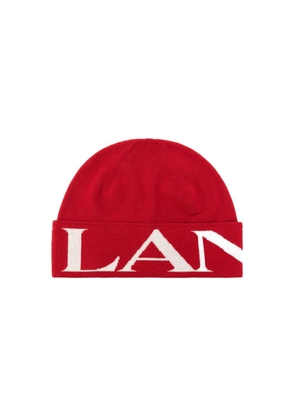 Lanvin Multicolor Wool Beanie - UNI