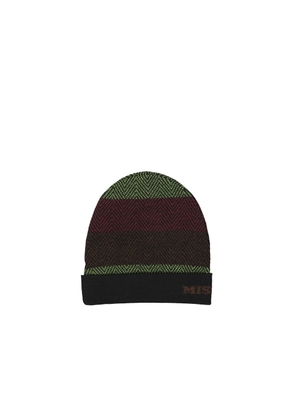 Missoni Black Wool Beanie - UNI