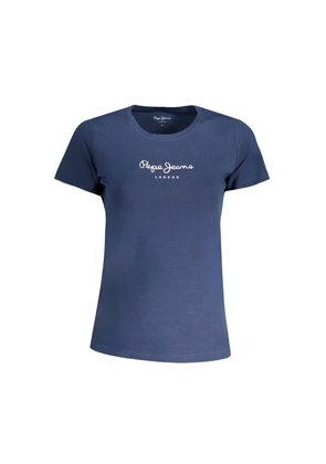 Pepe Jeans Blue Cotton Women's T-Shirt - XS