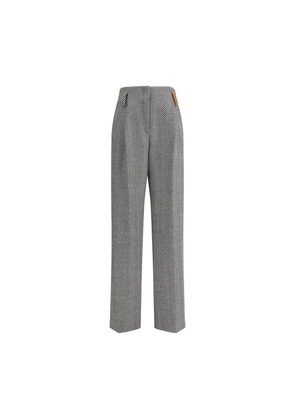 Forte_Forte Multicolor Fleece Wool Casual Pants - II/M