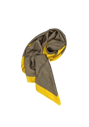 Borbonese Yellow Silk Women Scarf