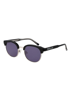 Replay Black Metal Sunglasses