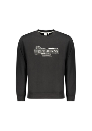 Pepe Jeans Nero Cotton Men's Sweatshirt - S