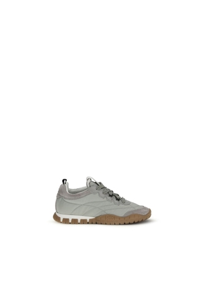 Miu Miu Gray Recycled Polyamide Athletic Sneakers - EU36/US6