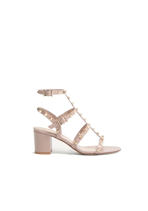 Valentino Garavani Beige Calfskin Strap-On Sandals - EU41/US11