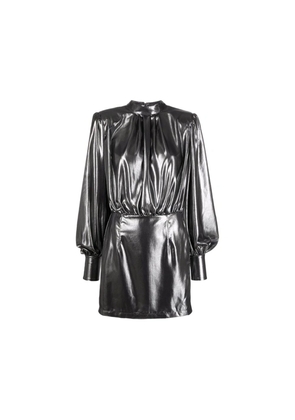 BLANCA VITA Silver Polyester Cocktail Dress - 44