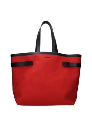 Salvatore Ferragamo Red Fabric Shoulder Bag