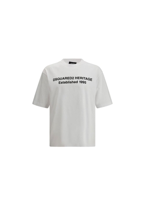 Dsquared² White Cotton T-Shirt - L