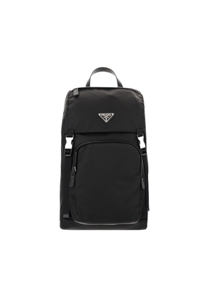 Prada Black Recycled Polyamide Backpack