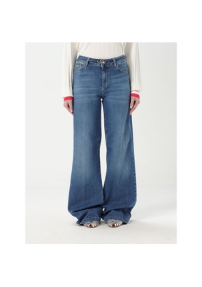 Liu Jo Blue Cotton Flared Jeans - 33