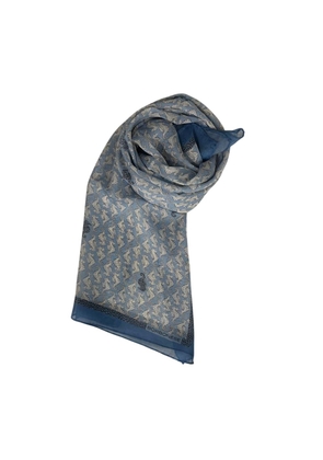 Borbonese Blue Silk Women Scarf
