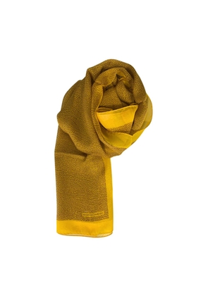 Borbonese Yellow Silk Women Scarf