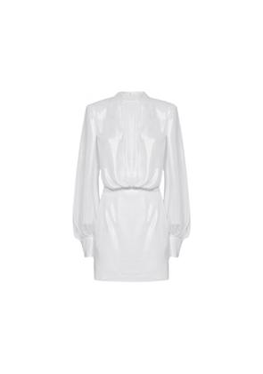 BLANCA VITA White Polyester Casual Dress - 42