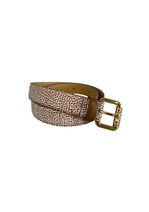Borbonese Brown Leather Women Belt - UNI
