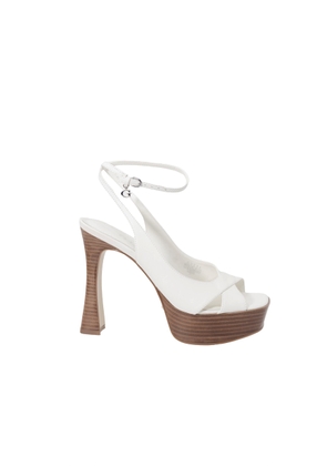 Guess Beige Other Fibres Platform Sandals - EU37/US7