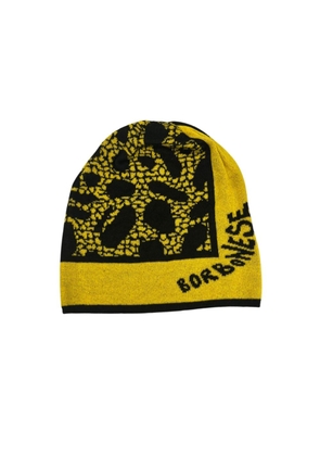 Borbonese Yellow Wool Women Hat - UNI
