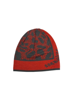 Borbonese Red Wool Women Hat - UNI