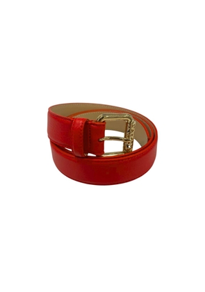 Borbonese Red Leather Women Belt - UNI