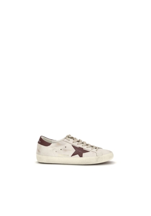 Golden Goose White Calf Leather Bos Taurus Sneakers - EU40/US7