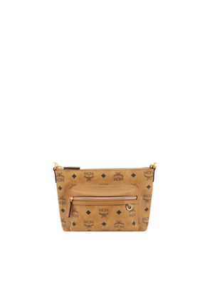 MCM Brown Polyethylene Shoulder Bag