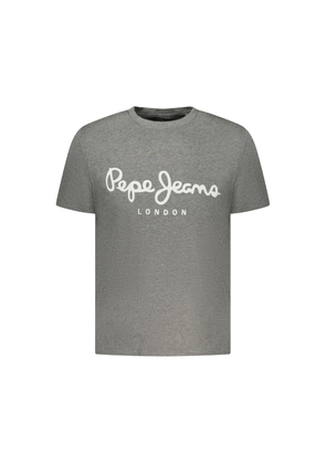 Pepe Jeans Grigio Cotton Men T-Shirt - S