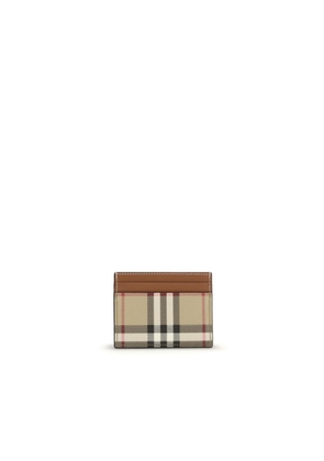 Burberry Beige Calf Leather Bos Taurus Wallet