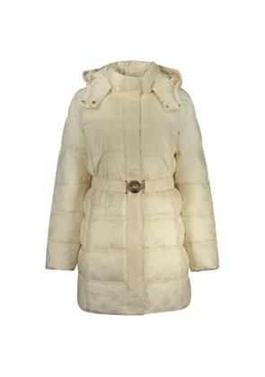 Guess Jeans Beige Polyamide Full-Length Jacket - XS