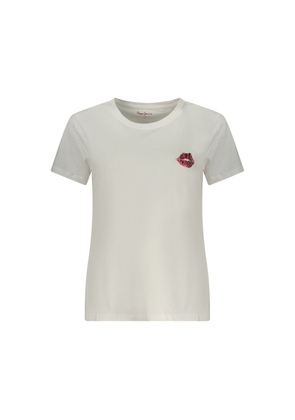 Pepe Jeans Bianco Cotton Women T-Shirt - XS