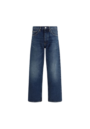 Sunflower Blue Cotton Relaxed Fit Jeans - W30