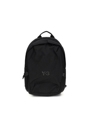 Y-3 Black Polyester Backpack