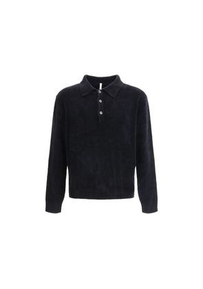 Sunflower Black Cotton Polo Shirt - L