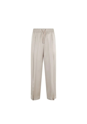Herno Beige Acetate Casual Pants - 42
